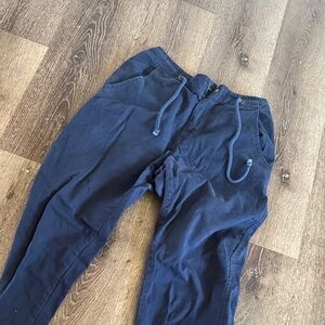 Men's Navy Drawstring Jogger Pants